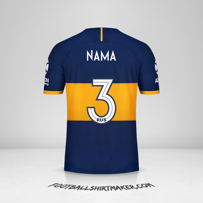 Jersey Boca Juniors 2019/20 -  nama - 3