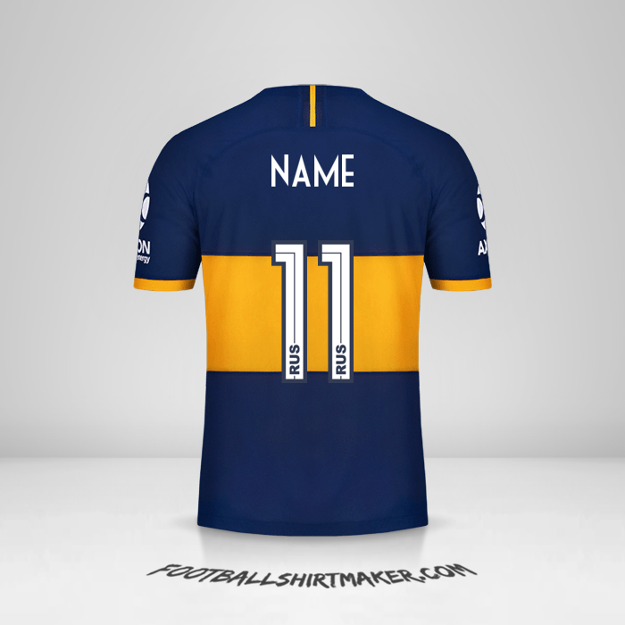 Shirt Boca Juniors 2019/20 -  name - 11