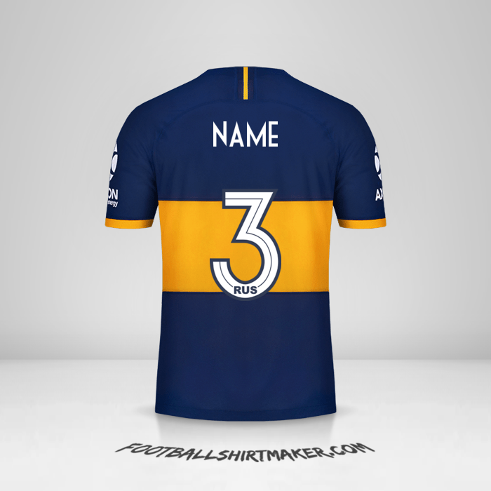 Shirt Boca Juniors 2019/20 -  name - 3