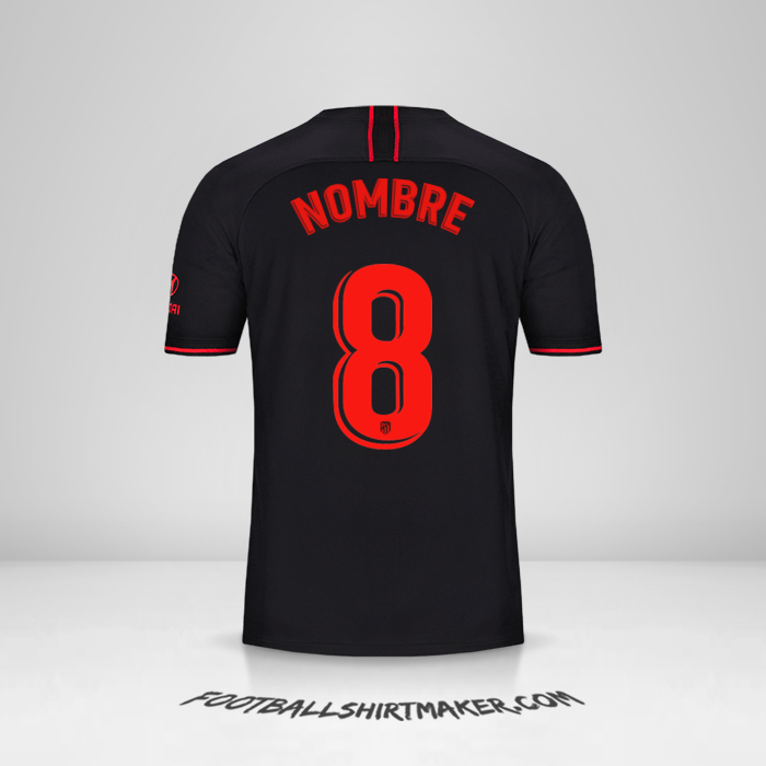 Jersey Atletico Madrid 2019/20 Visita -  nombre - 8