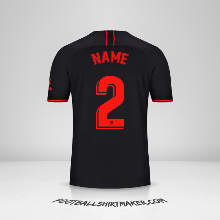 Trikot Atletico Madrid 2019/20 Auswärts -  name - 2
