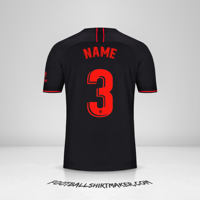 Jersey Atletico Madrid 2019/20 Away -  name - 3