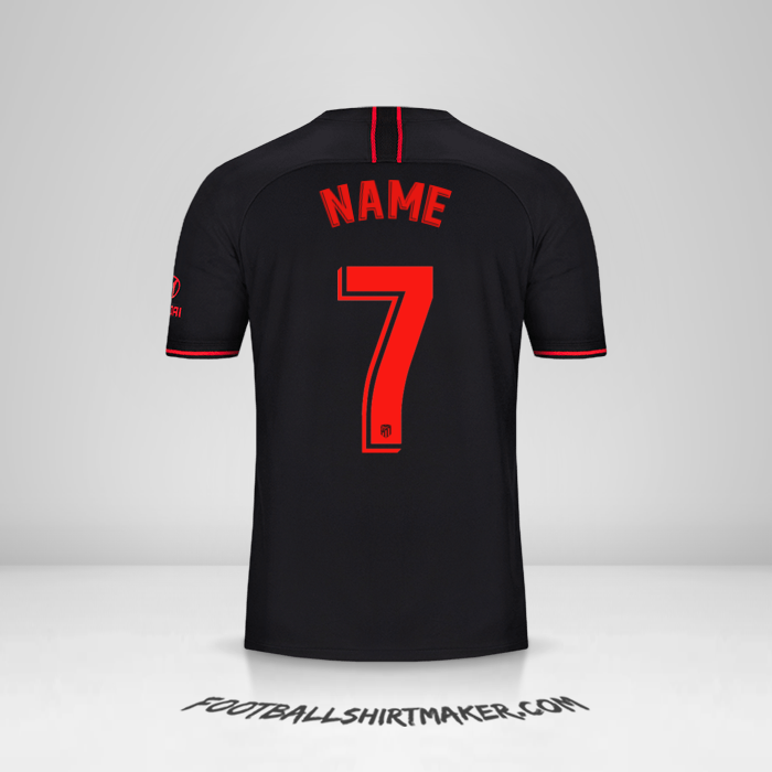 Trikot Atletico Madrid 2019/20 Auswärts -  name - 7