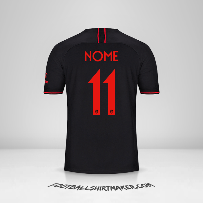 Camisola Atletico Madrid Cup 2019/20 Alternativa -  nome - 11