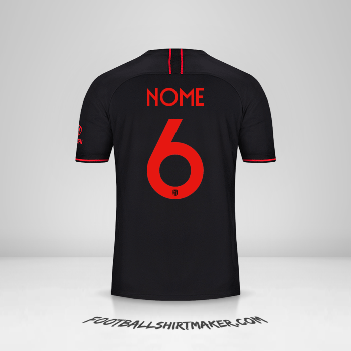 Camisa Atletico Madrid Cup 2019/20 Alternativa -  nome - 6