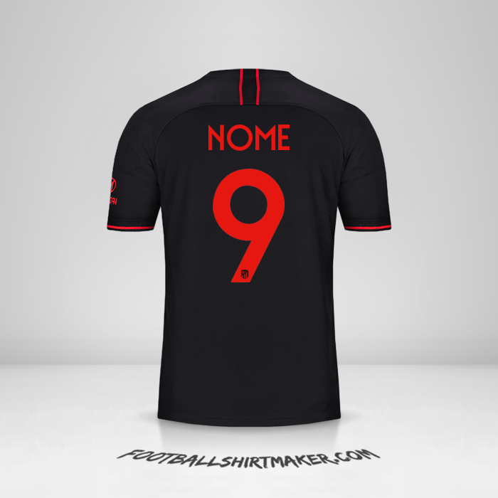 Camisola Atletico Madrid Cup 2019/20 Alternativa -  nome - 9