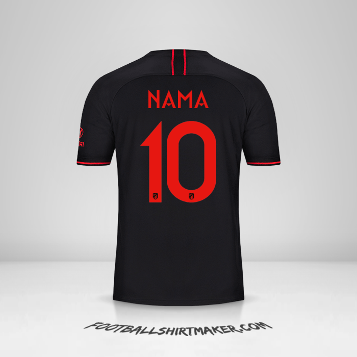 Jersey Atletico Madrid Cup 2019/20 Alternatif -  nama - 10