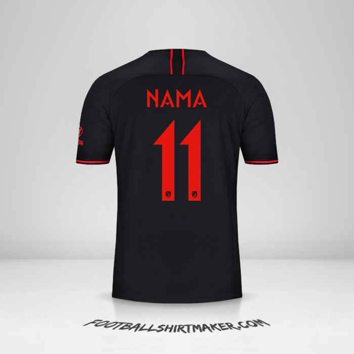 Jersey Atletico Madrid Cup 2019/20 Alternatif -  nama - 11