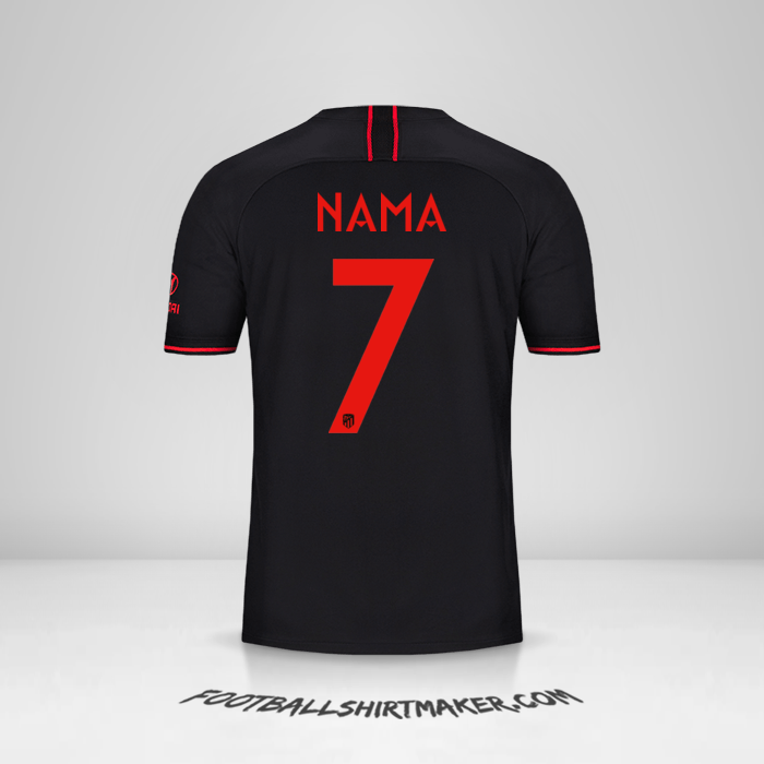 Jersey Atletico Madrid Cup 2019/20 Alternatif -  nama - 7