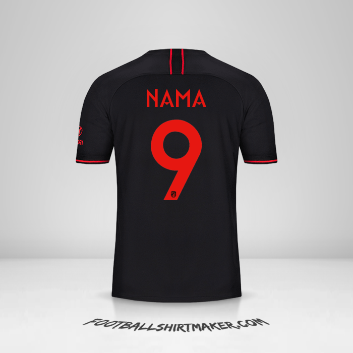 Jersey Atletico Madrid Cup 2019/20 Alternatif -  nama - 9