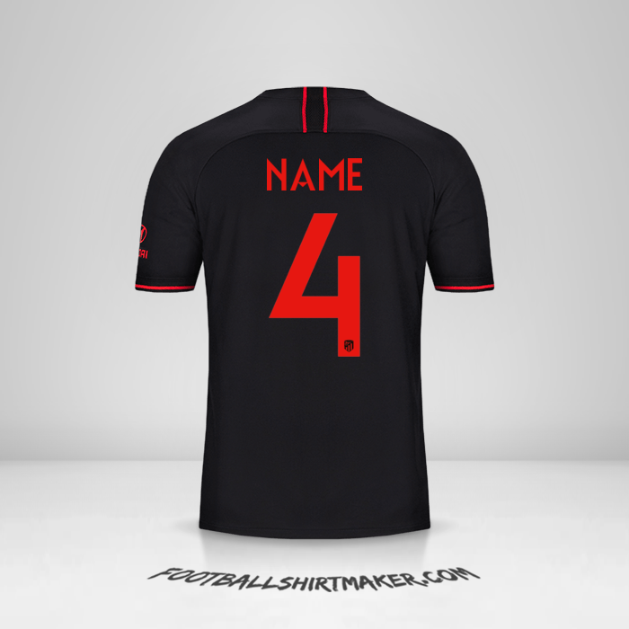 Jersey Atletico Madrid Cup 2019/20 Away -  name - 4