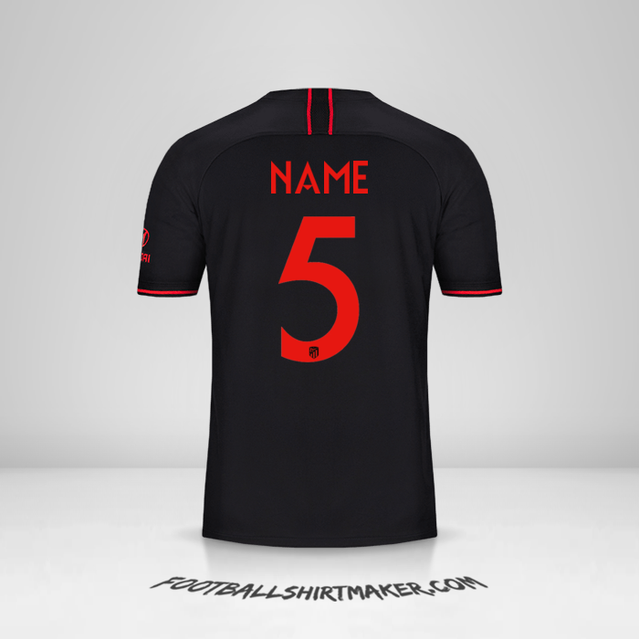 Jersey Atletico Madrid Cup 2019/20 Away -  name - 5