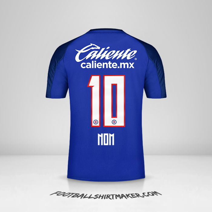 Maillot Cruz Azul 2019/20 -  nom - 10