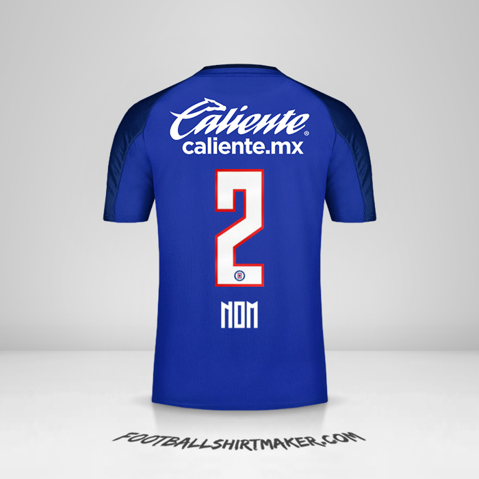 Maillot Cruz Azul 2019/20 -  nom - 2
