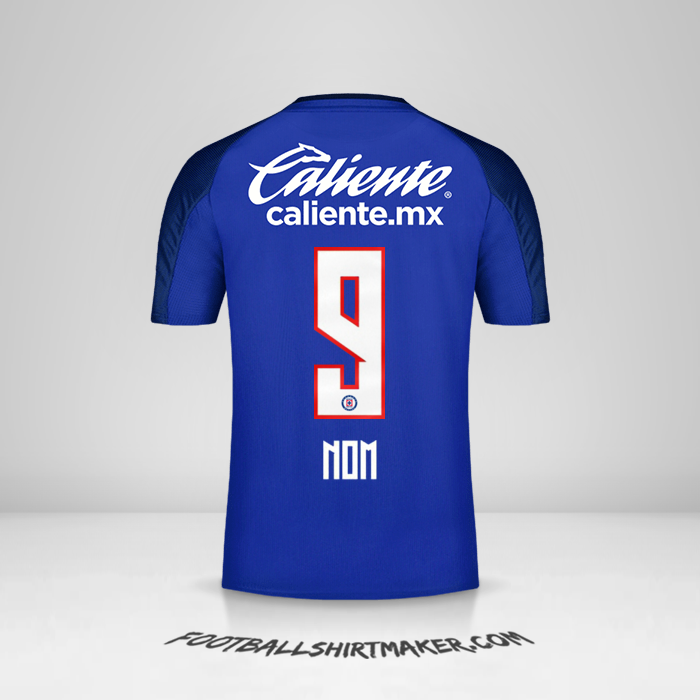 Maillot Cruz Azul 2019/20 -  nom - 9