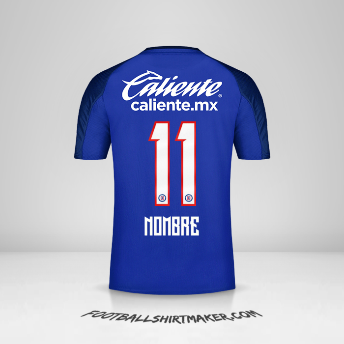 Jersey Cruz Azul 2019/20 -  nombre - 11