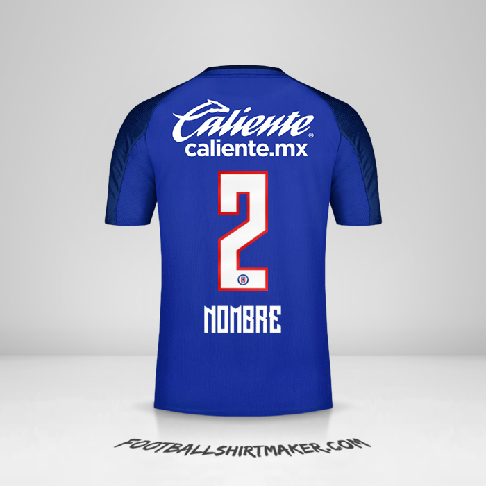 Jersey Cruz Azul 2019/20 -  nombre - 2