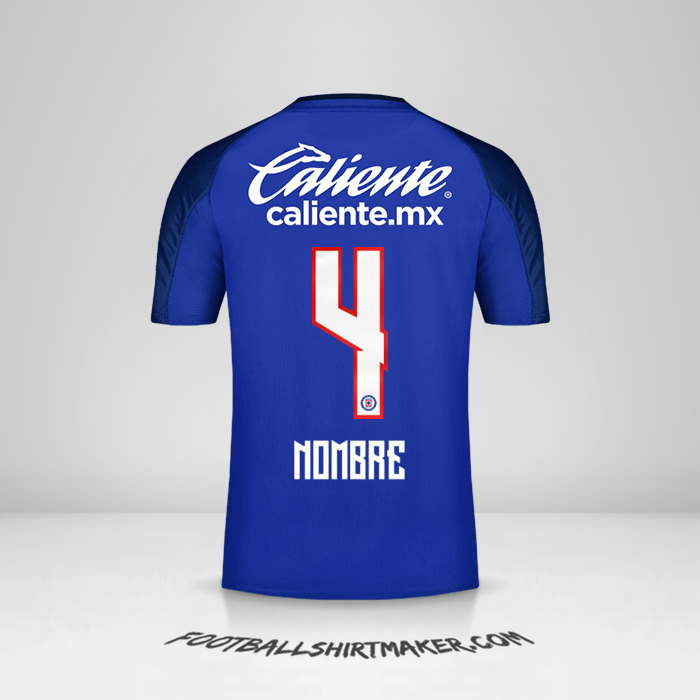 Jersey Cruz Azul 2019/20 -  nombre - 4