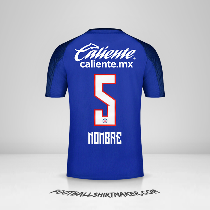 Camiseta Cruz Azul 2019/20 -  nombre - 5