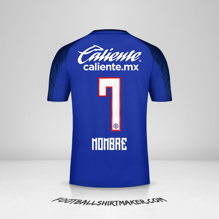 Camiseta Cruz Azul 2019/20 -  nombre - 7