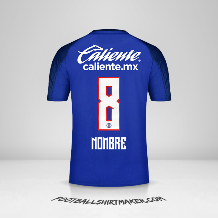 Jersey Cruz Azul 2019/20 -  nombre - 8