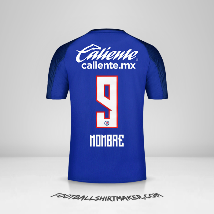 Jersey Cruz Azul 2019/20 -  nombre - 9
