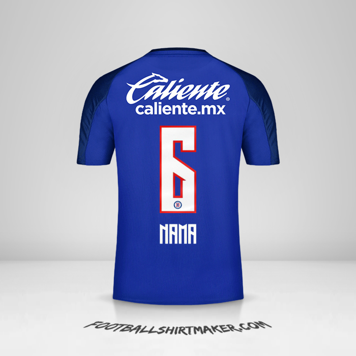 Jersey Cruz Azul 2019/20 -  nama - 6