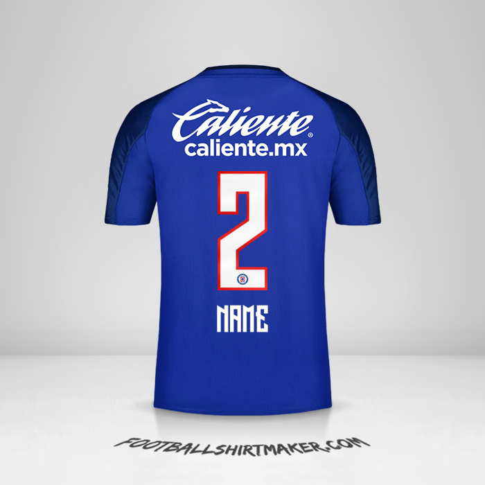 Jersey Cruz Azul 2019/20 -  name - 2