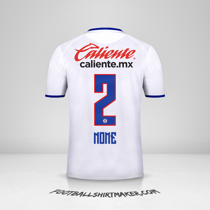 Camisa Cruz Azul 2019/20 Alternativa -  nome - 2