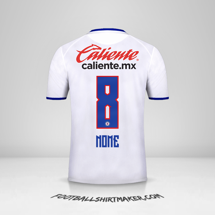 Camisa Cruz Azul 2019/20 Alternativa -  nome - 8