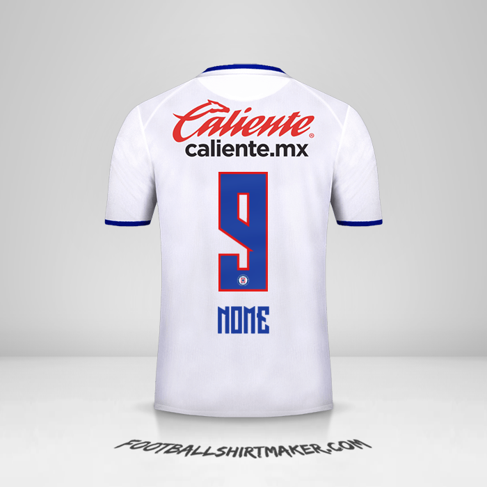 Camisa Cruz Azul 2019/20 Alternativa -  nome - 9