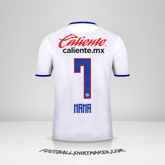 Jersey Cruz Azul 2019/20 Alternatif -  nama - 7