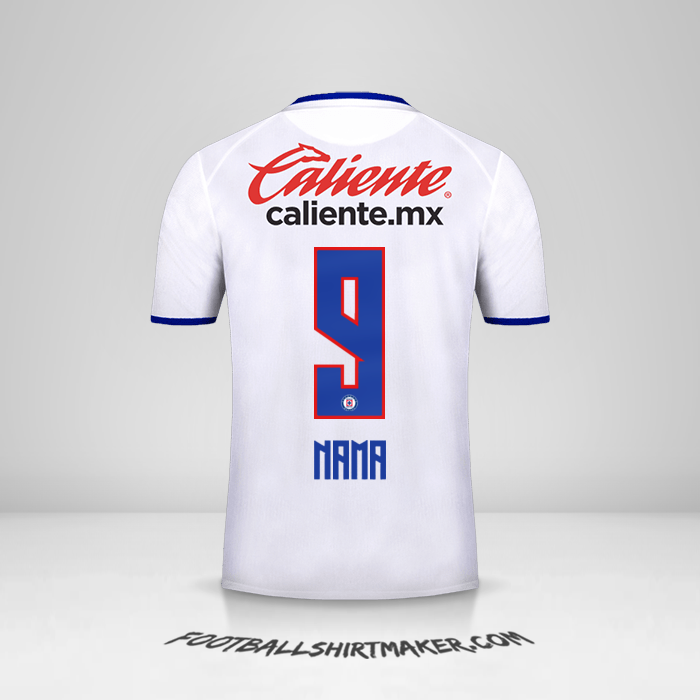 Jersey Cruz Azul 2019/20 Alternatif -  nama - 9