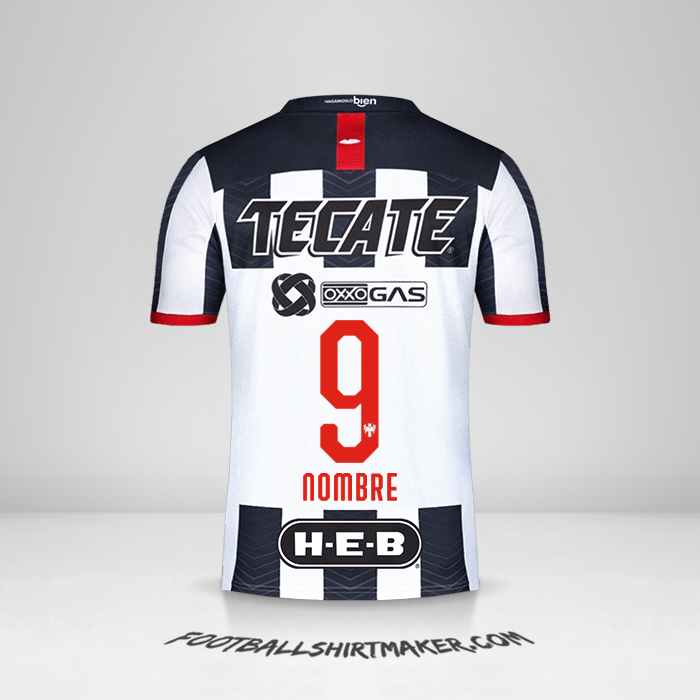 Jersey Monterrey 2019/20 -  nombre - 9