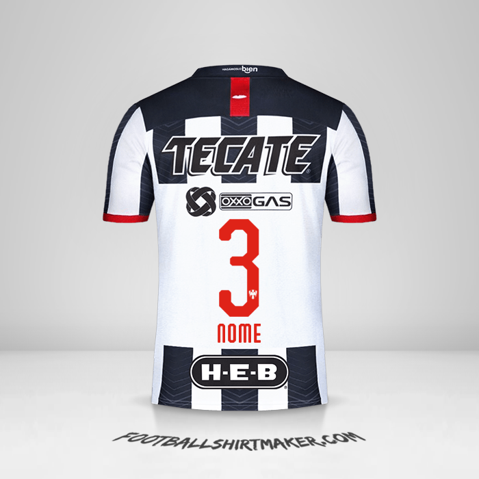 Maglia Monterrey 2019/20 -  nome - 3