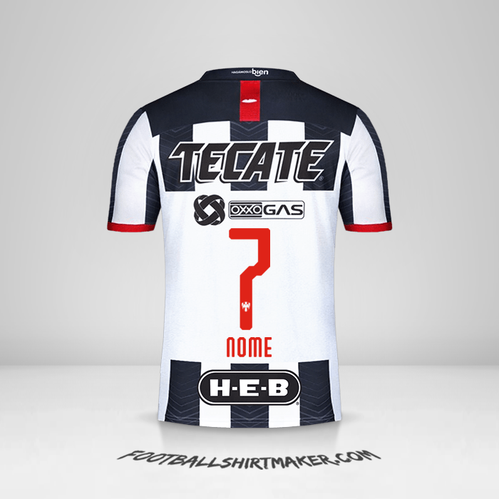 Maglia Monterrey 2019/20 -  nome - 7