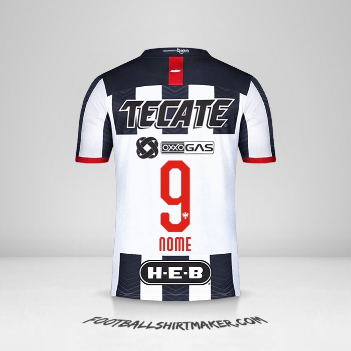 Camisola Monterrey 2019/20 -  nome - 9