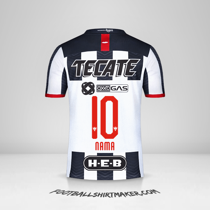 Jersey Monterrey 2019/20 -  nama - 10