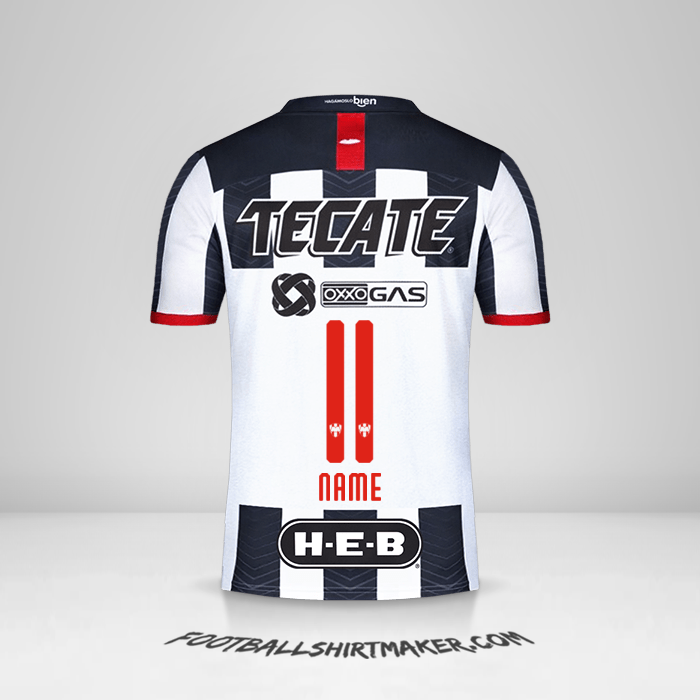 Shirt Monterrey 2019/20 -  name - 11