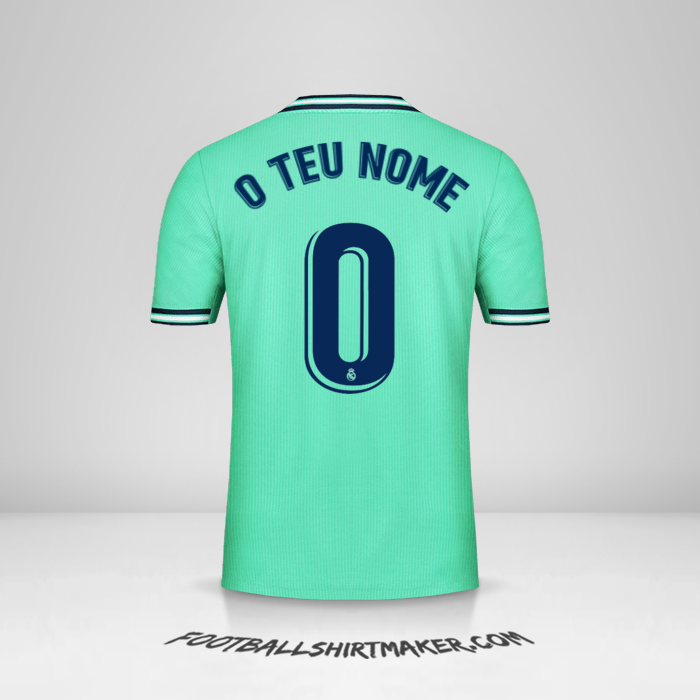 Camisola Real Madrid CF 2019/20 III -  o teu nome - 0