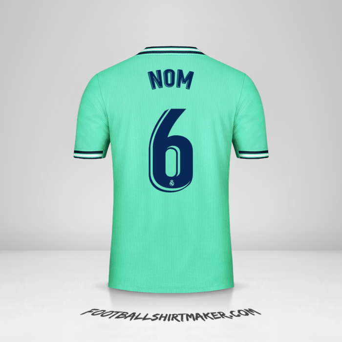 Maillot Real Madrid CF 2019/20 Troisième -  nom - 6