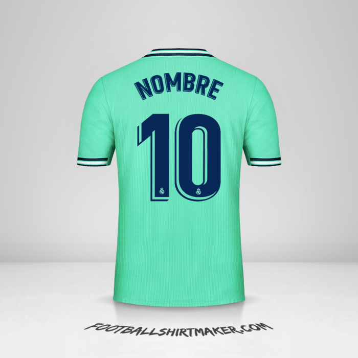 Camiseta Real Madrid CF 2019/20 Tercera -  nombre - 10