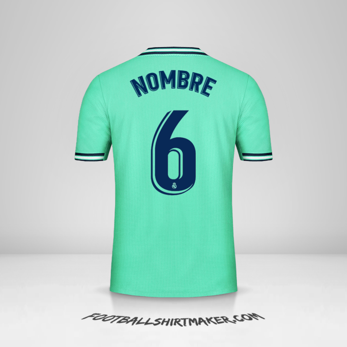 Jersey Real Madrid CF 2019/20 Tercera -  nombre - 6