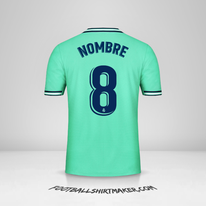 Jersey Real Madrid CF 2019/20 Tercera -  nombre - 8