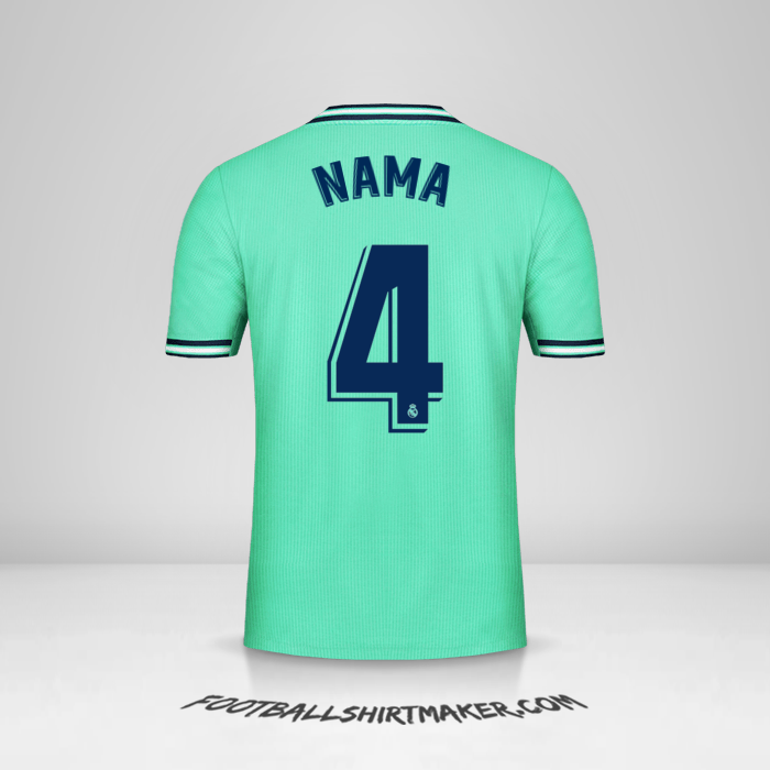 Jersey Real Madrid CF 2019/20 Ketiga -  nama - 4