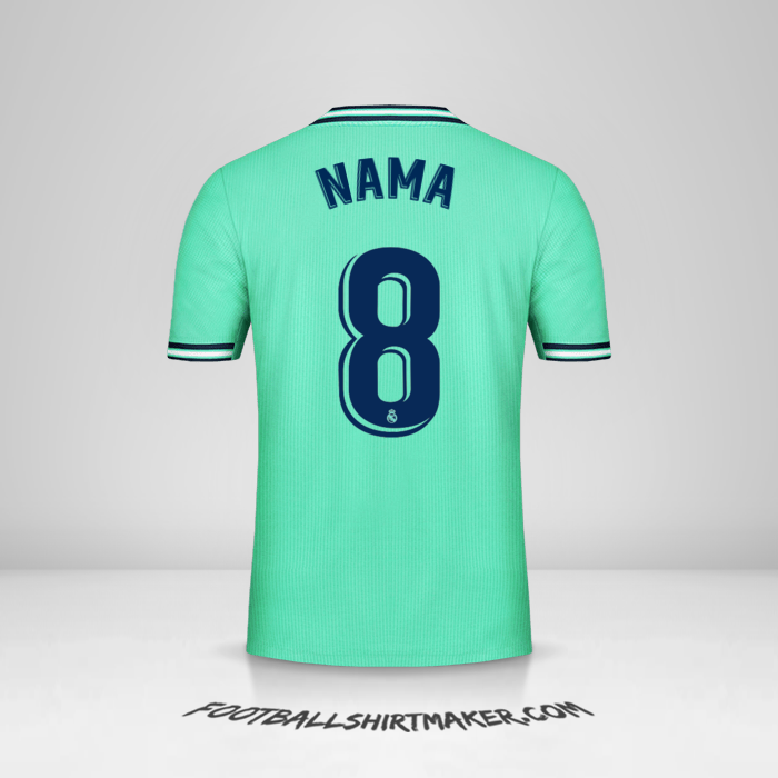 Jersey Real Madrid CF 2019/20 Ketiga -  nama - 8