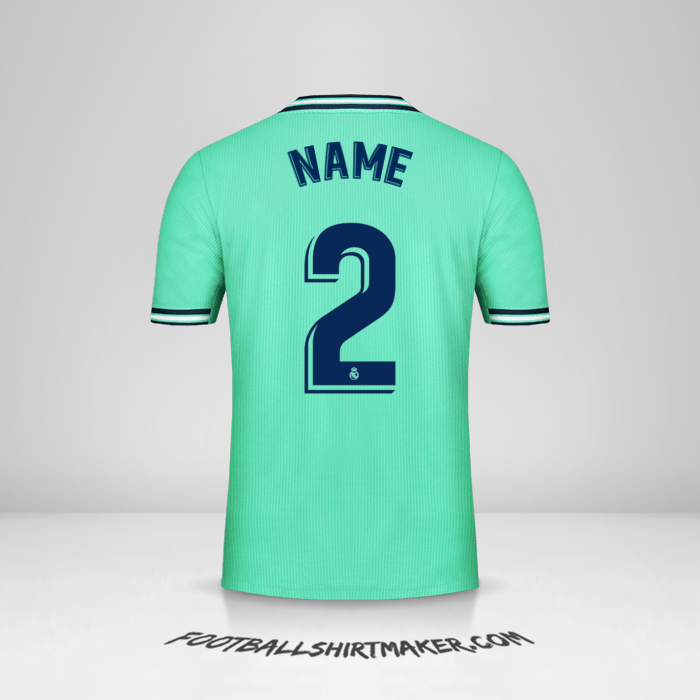 Shirt Real Madrid CF 2019/20 Third -  name - 2