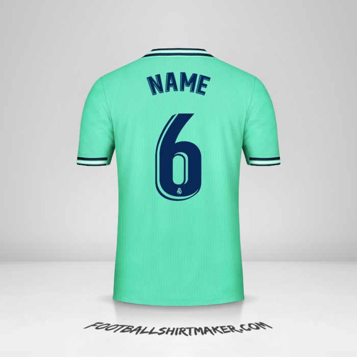 Shirt Real Madrid CF 2019/20 Third -  name - 6