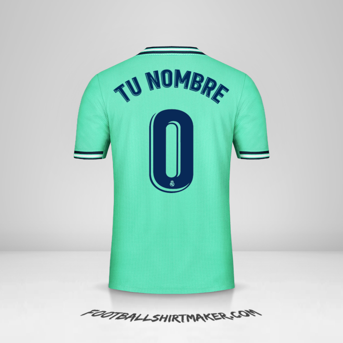 Jersey Real Madrid CF 2019/20 III -  tu nombre - 0