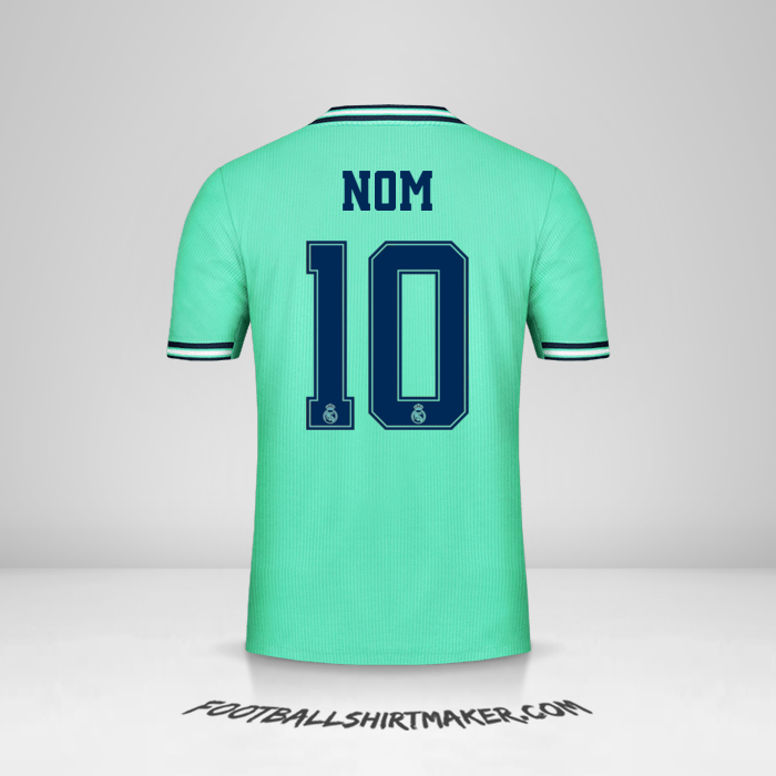 Maillot Real Madrid CF Cup 2019/20 Troisième -  nom - 10